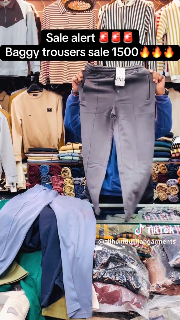 IMPORTANT BAGGY TROUSERS